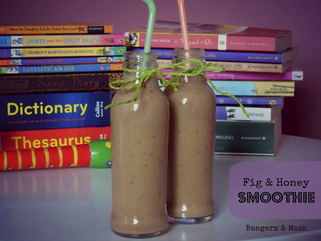 fig and honey smoothie