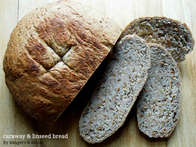 caraway and linseed bread
