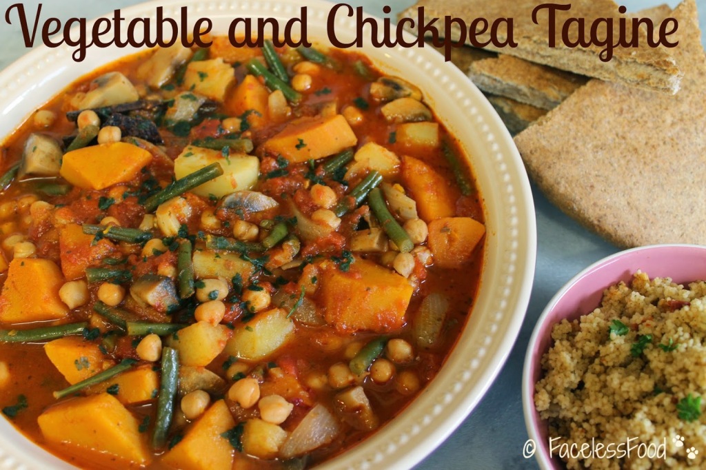 vegetable and chickpea tagine