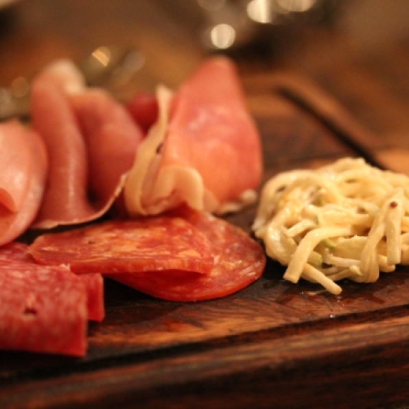 Charcuterie with remoulade