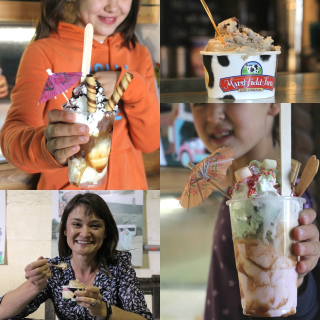 Marshfield Ice Cream Collage